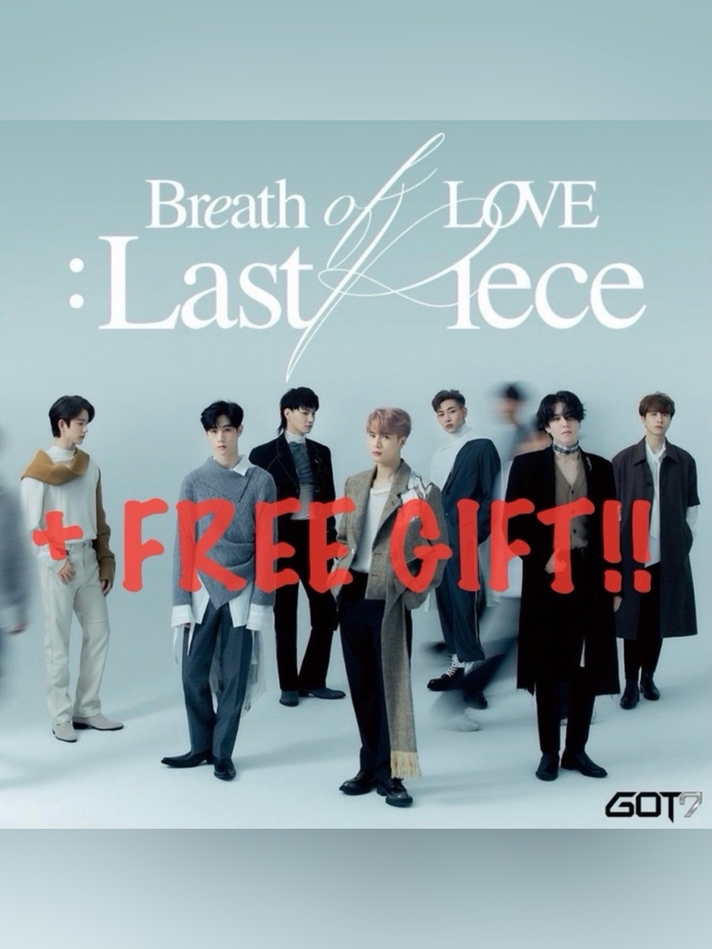 (SEALED) GOT7 Breath of Love: Last Piece Album + Pre-Order Benefits | 7 Versions